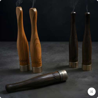 چوب سیگار یکسر برنجی