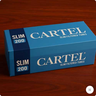 پوکه سیگار اسلیم کارتل بسته 200 عددی